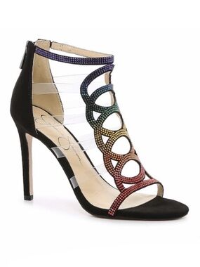 JESSICA SIMPSON JYANNI Multi-Color High Heels Size 10